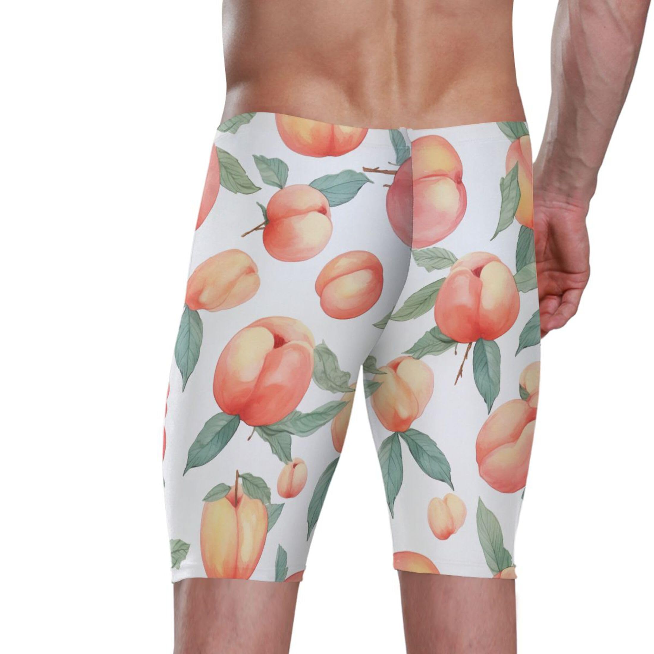 UMIRIKO Peach Fruit Swim Jammers Swimsuit for Men XXL B0401929