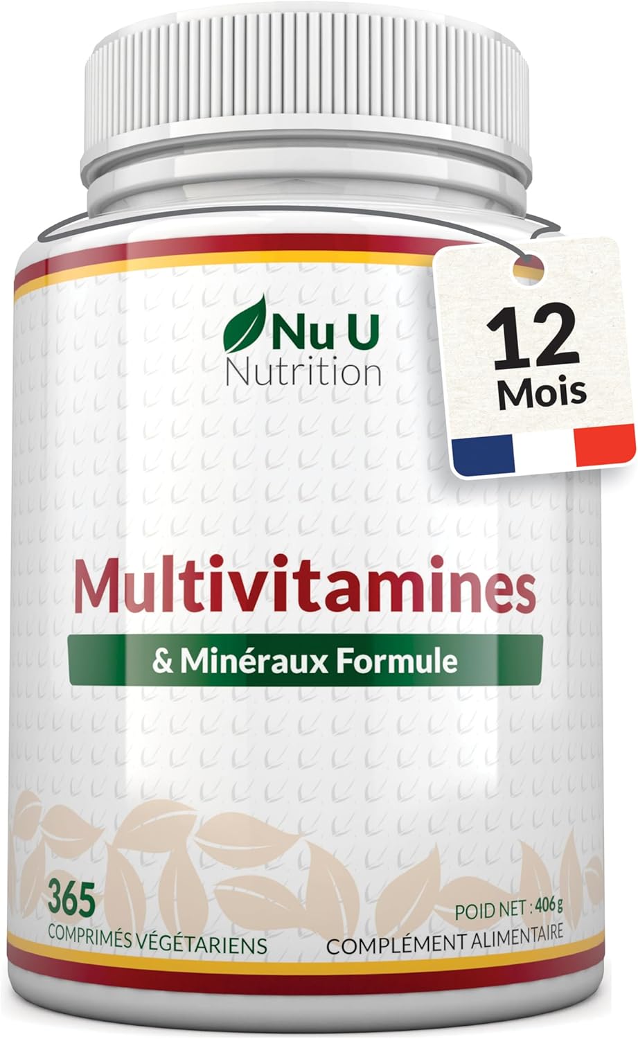 Multivitamins and Minerals – 365 Tablets (12 Months) – 25 Nutrients Including Vit A B C D Iron Zinc Magnesium – Food Supplement for Men and Women – Vitamins, Minerals and Supplements – Nu U Nutrition Multivitamins and Minerals – 365 Tablets (12 Months) – 25 Nutrients Including Vit A B C D Iron Zinc Magnesium – Food Supplement for Men and Women – Vitamins, Minerals and Supplements – Nu U Nutrition