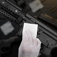 Vista 6 de BOOSTEADY Parches de limpieza de armas, parches de limpieza cuadrados en estuche de plástico, paños de limpieza altamente absorbentes sin pelusas