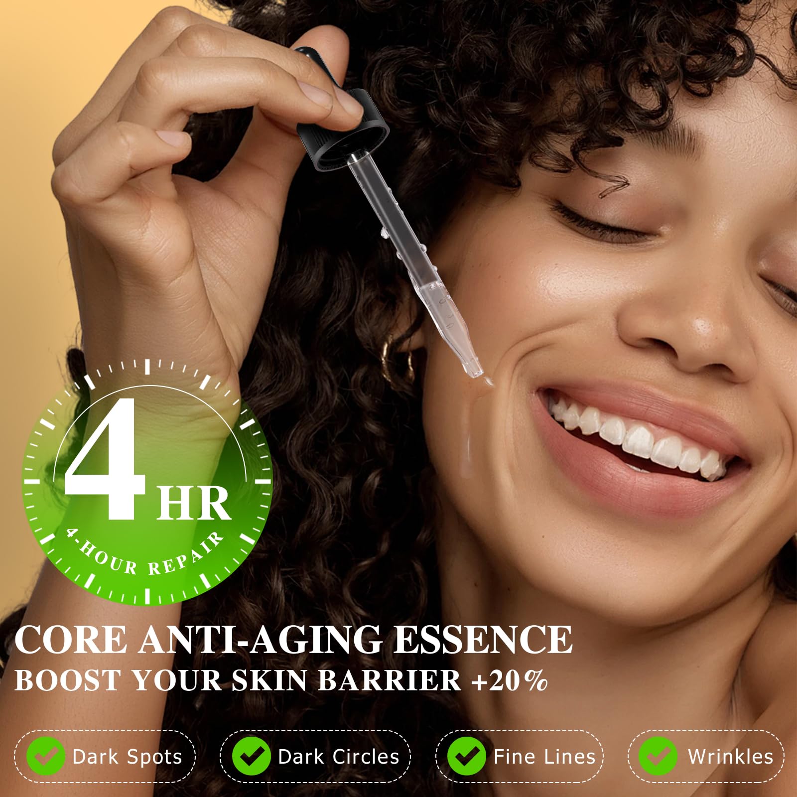 Serum z witaminą C 60 ml, serum z witaminą C z kwasem laluronowym, witaminą E, aloesem, naturalną formułą przeciwzmarszczkową z kwasem ferulowym, organiczne, wegańskie, nawilżające i rozjaśniające
