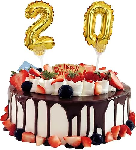 Miniatura 2 de Decoración de pastel mini globo con mini bomba de globo para cumpleaños, aniversario, día de San Valentín, baby shower, fiesta, decoraciones