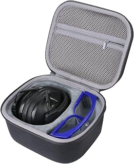 co2CREA Hard Carrying Case fits ACT FIRE Electronic Shooting Hunting Ear Protection with Safety Glasses - co2CREA