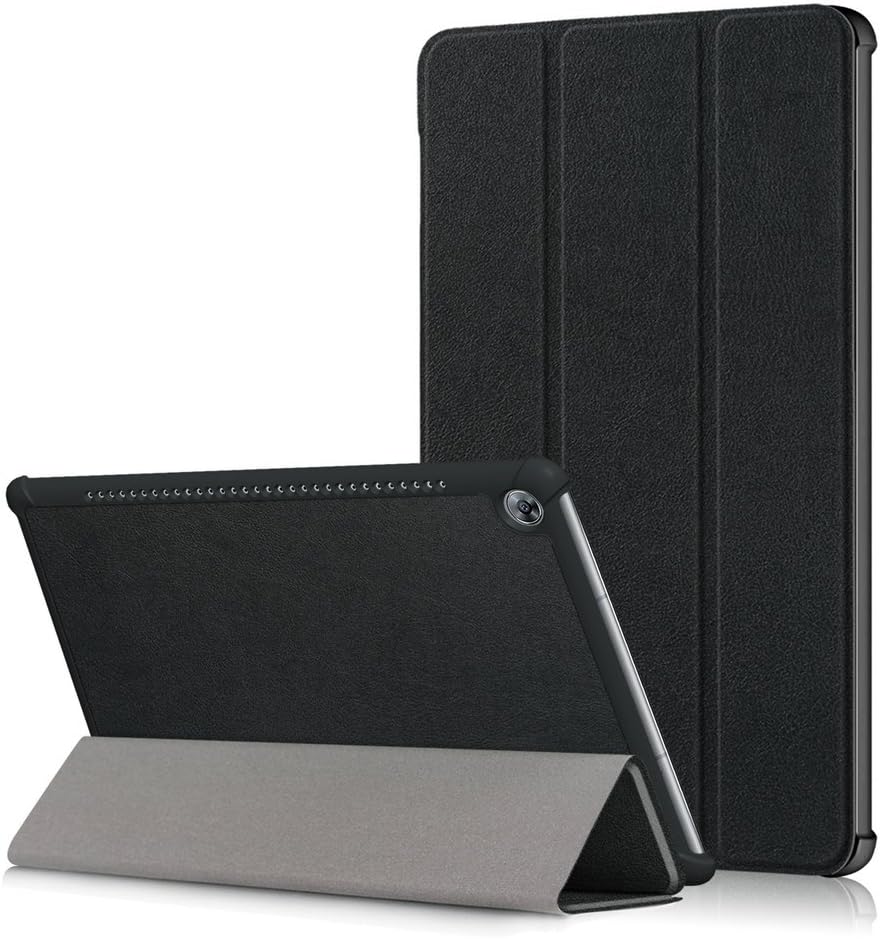 Custer Case for Huawei MediaPad M5 10.8 CMR-AL09 CMR-W09,Ultra-Thin PU-Leather Hard Shell Cover for Huawei MediaPad M5 10.8 CMR-AL09 CMR-W09 - Black