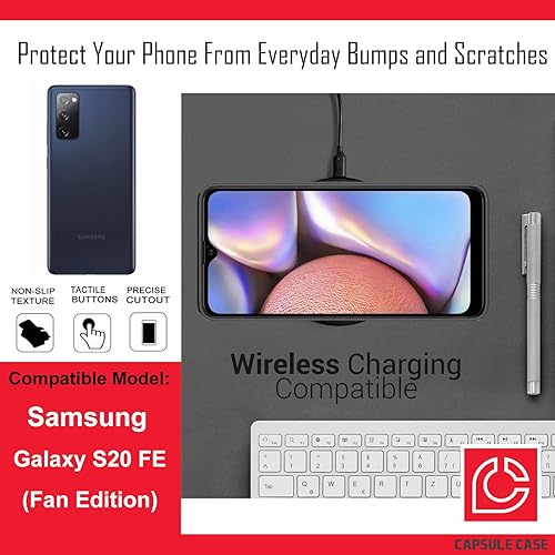 Miniatura 7 de Capsule Case Compatible con Galaxy S20 FE - Funda híbrida delgada y resistente para Samsung Galaxy S20 Fan Edition 4G y 5G (bandera de Puerto Rico)
