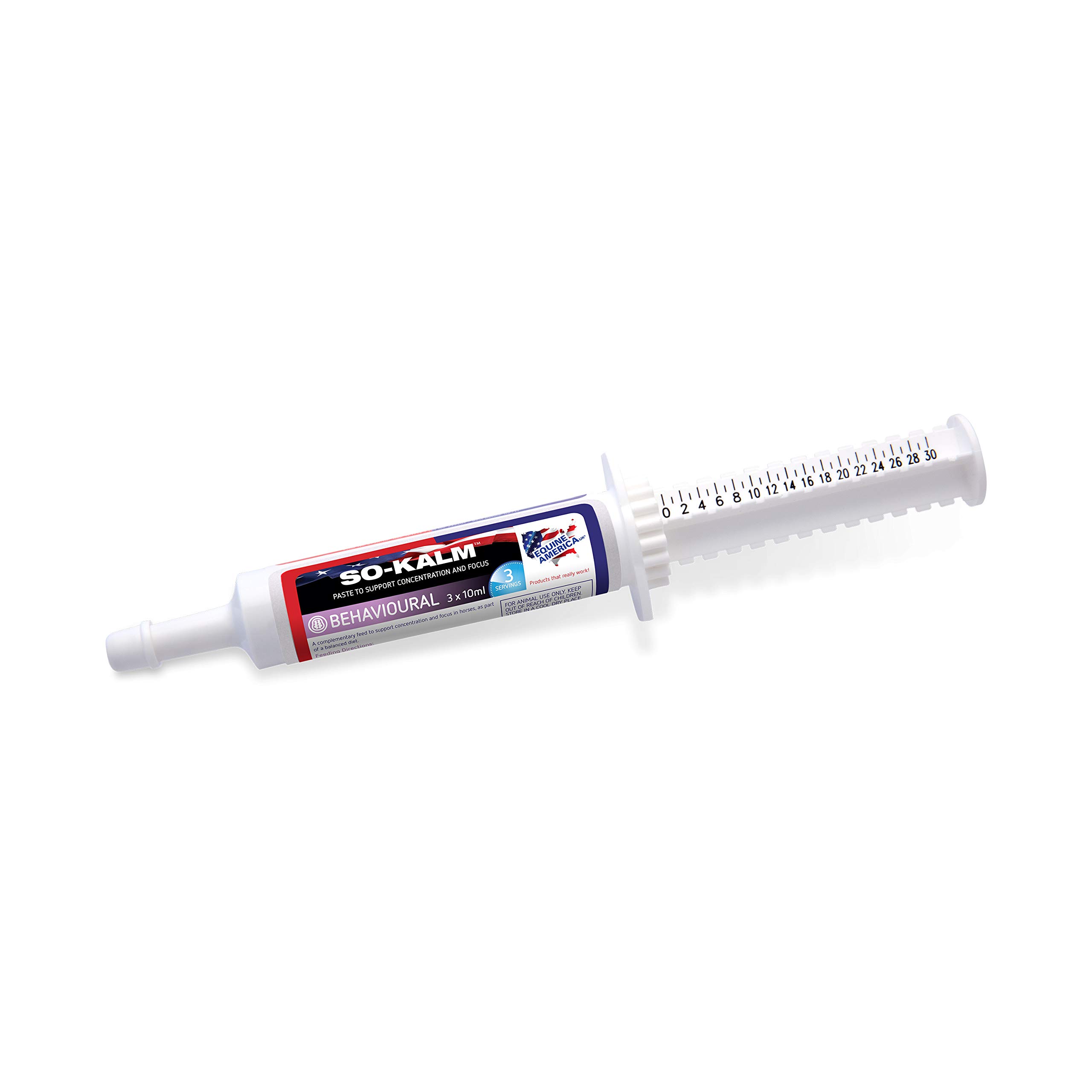 Equine America So Kalm Paste | Premium Ready To Use Horse & Pony Supplement | Support For Calming Behaviour | 30 ml | 2 Pack โ image 1