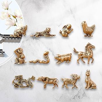 干支置物　中国　12種類 Amazon.co.jp: 2023年 中国十二支 フルセット 干支樹脂風水像