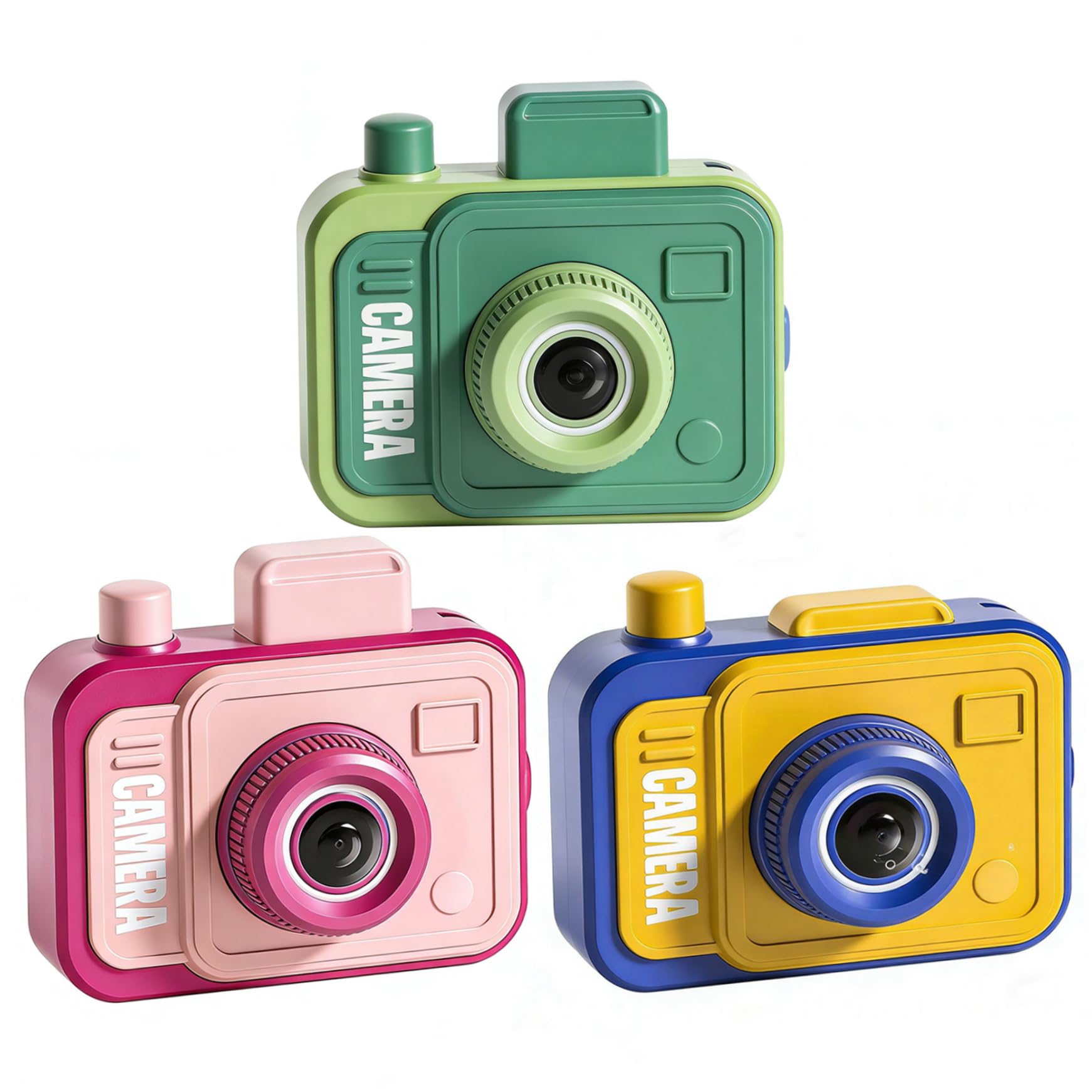 Faroby Prank Water Gun Shoots Backwards, Camera-Shaped Water Toy for Summer Fun, Surprise Prank Gun for Kids, Pool Party & Outdoor Games (3 Pack)