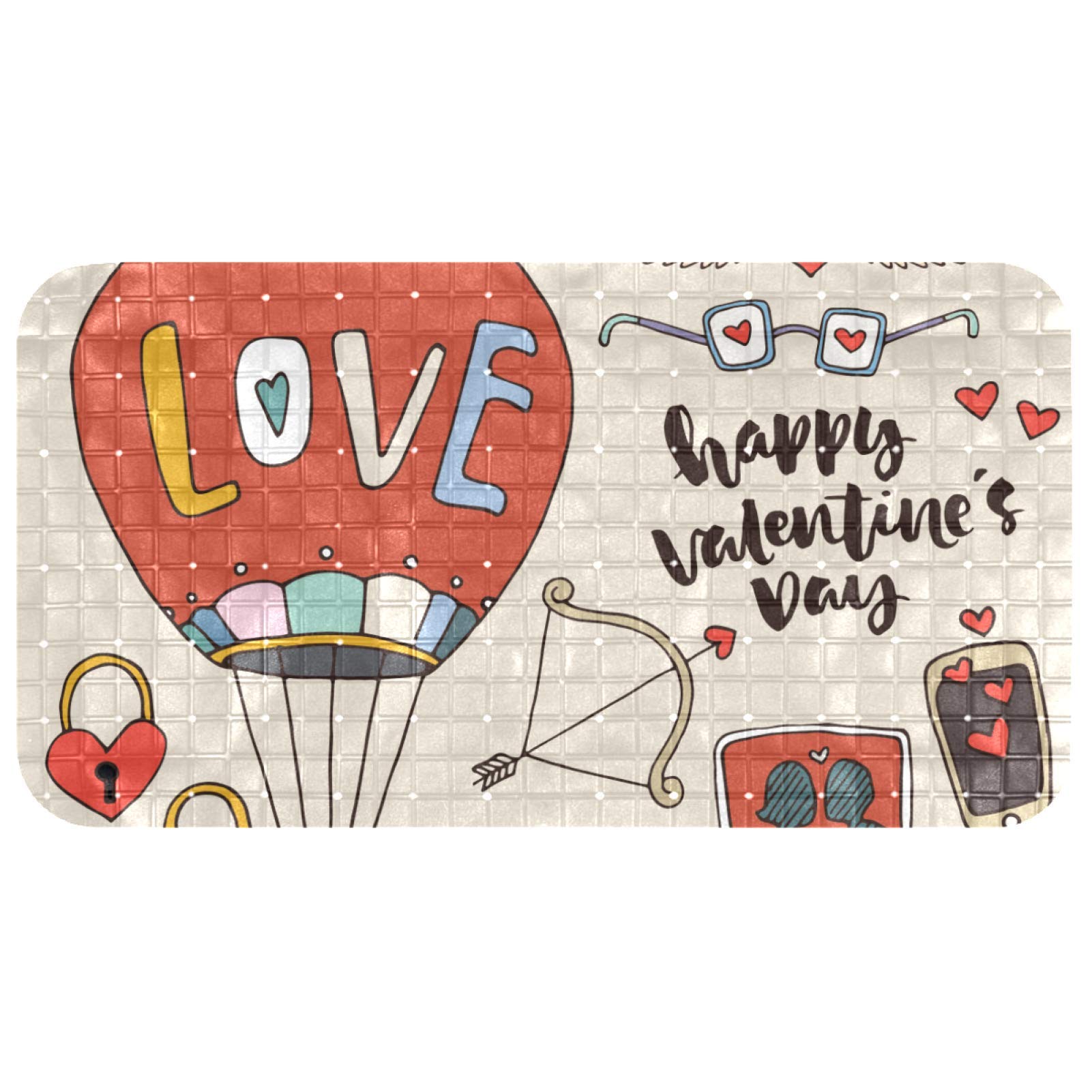 Tapete Hot Air Balloon de 26.9 x 14.7 pulgadas ideal para regalar en San Valentín