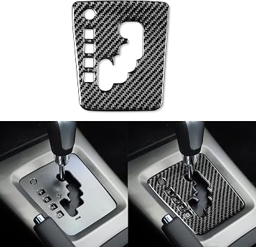 Gear Shift Panel Sticker Fit for Subaru Forester 2008-2012 Type-A | Real Soft Carbon Fiber|Center Console Decoration Interior Accessories|1PC|Thick Overlay|Anti-scratch|Self-adhesive