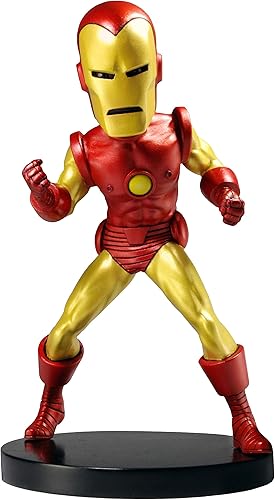 NECA Marvel Classic Head Knocker Iron Man Toy 8 pulgadas