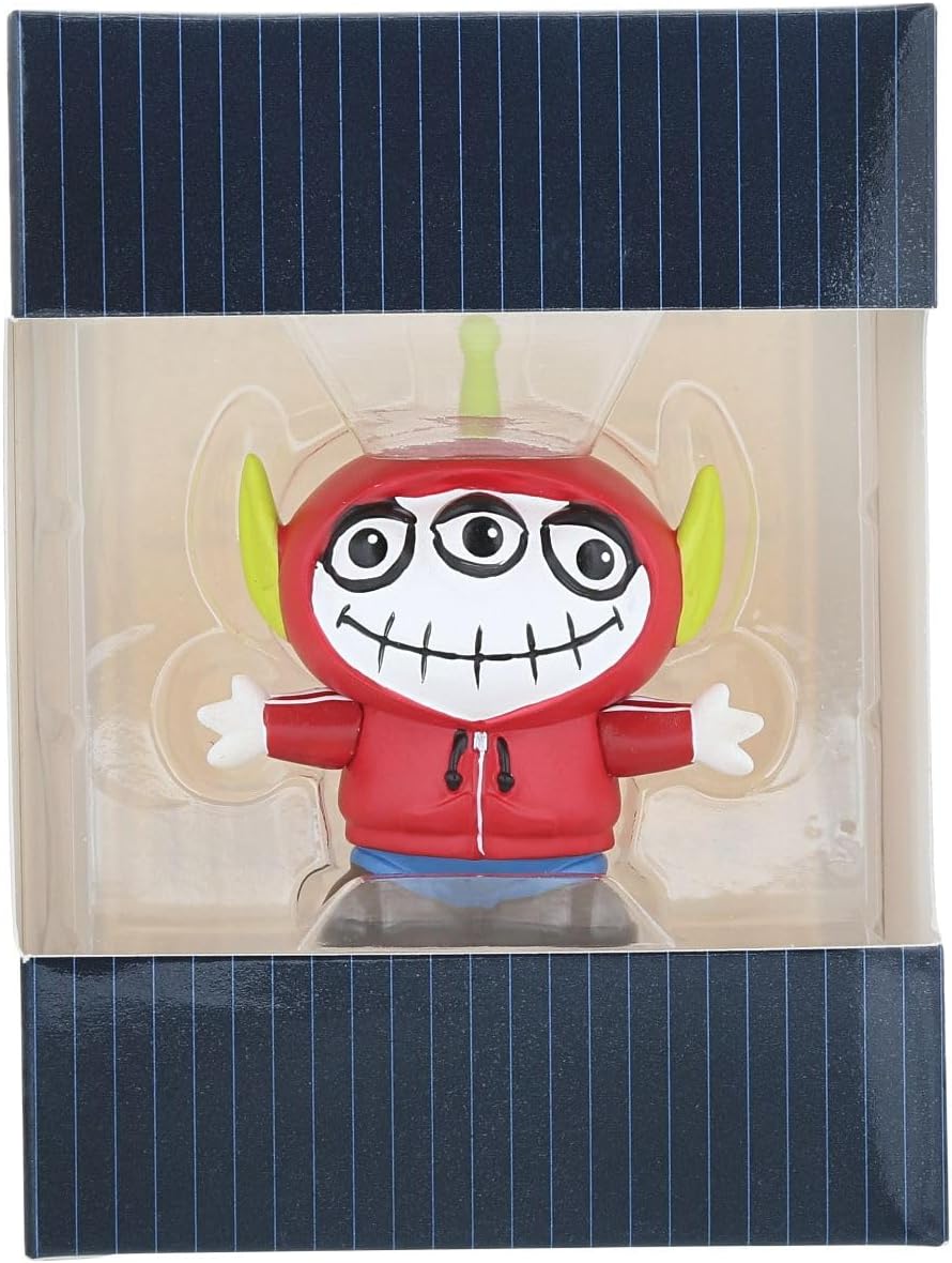 Enesco Disney Showcase Alien Remix Coco in Hoodie Figurine, 2.5 Inch, Multicolor