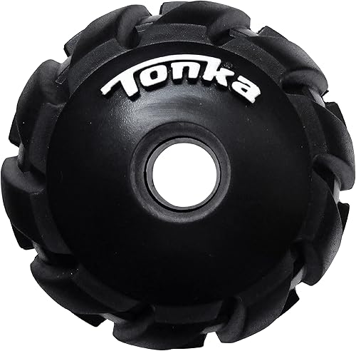 Miniatura 3 de Tonka Mega Tread Ball - Juguete para perro con soporte para golosinas, ligero, duradero y resistente al agua, 3 pulgadas, para razas