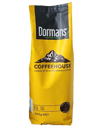 Pure Kenyan Dormans CoffeeHouse Medium Grind Medium Roast Coffee Kenya - 500g