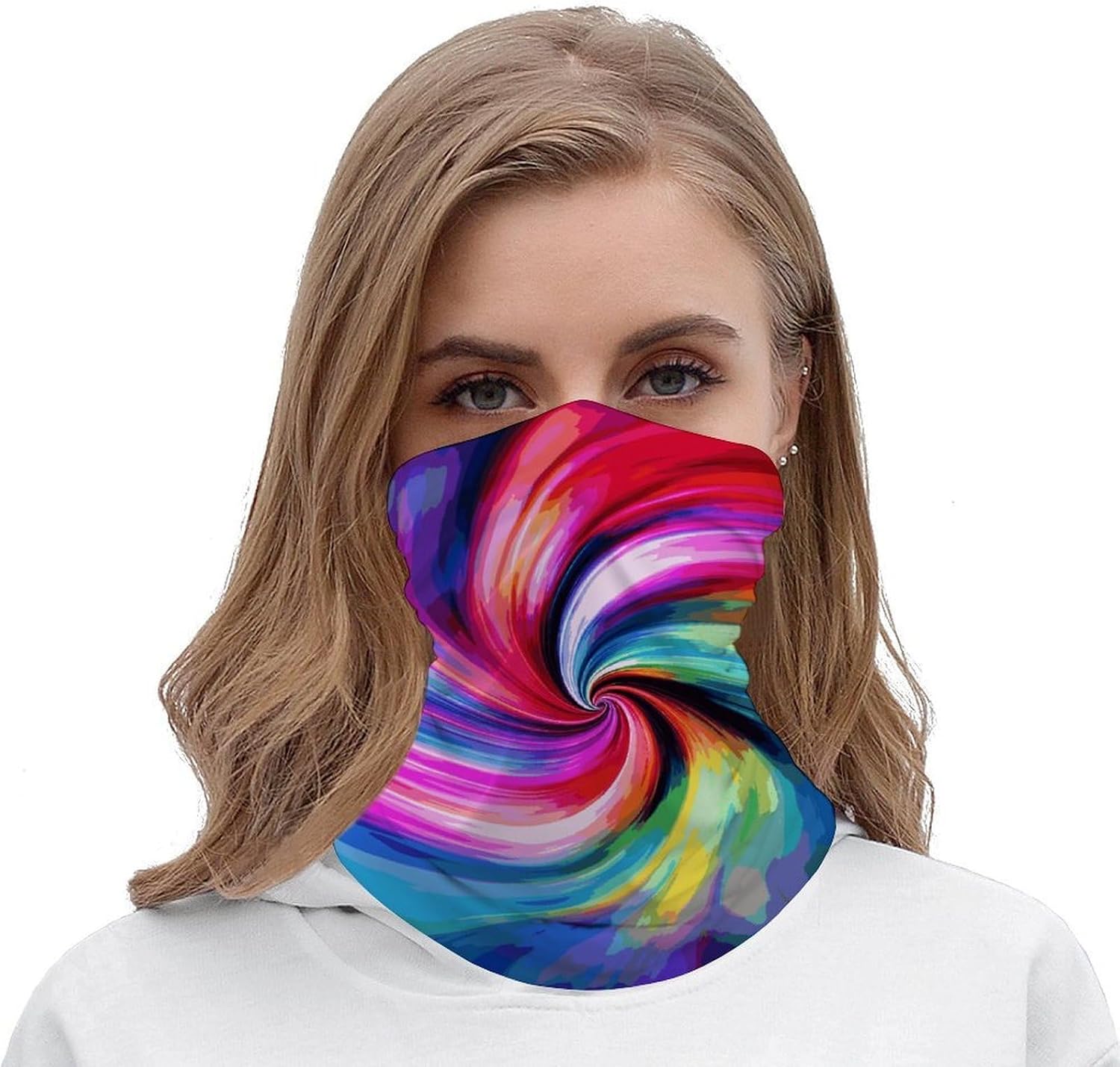 Colorful Tie Dye Cooling Bandana, UV Protection Neck Gaiter image 5