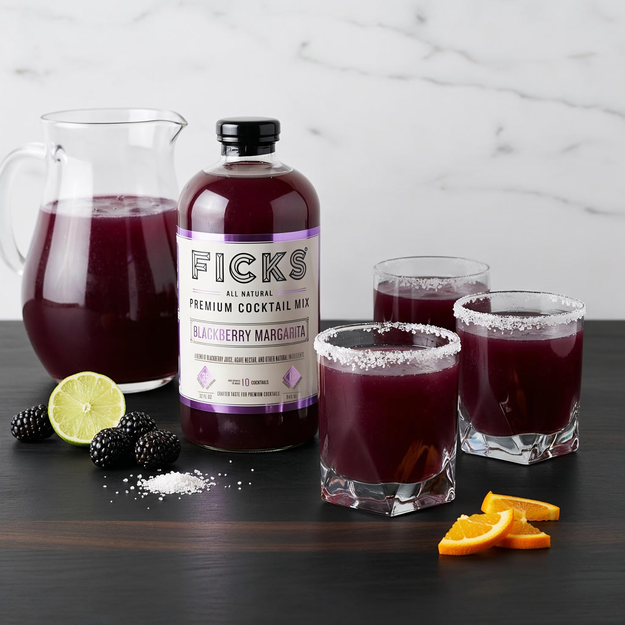 Amazon.com : Ficks Premium Cocktail Mix (Blackberry Margarita