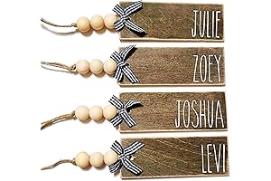 Personalized Wood Stocking Tags