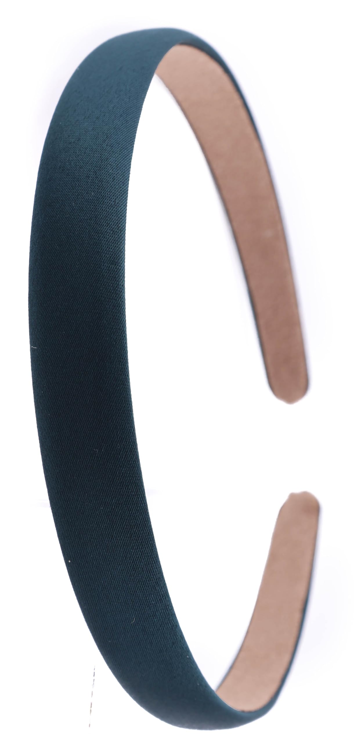 Mytoptrendz 2 PCS Satin Headbands for Womens 0.6 Inch Wide Head Band Fashion Solid Alice Hair Bands Anti-slip for Girls School Bridesmaid Costum Party & DIY Accessories(Dark Green) - Image 3