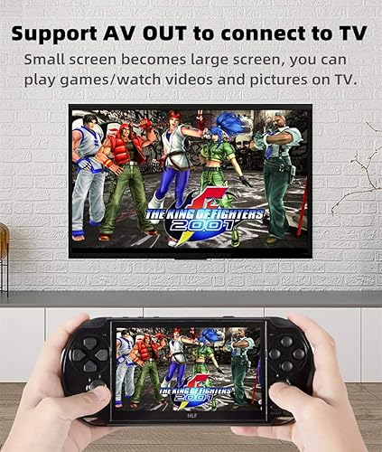 Miniatura 5 de Consola de juegos retro multifunción de 5.1 pulgadas Consola de juegos portátil 7700 juegos compatible con ArcadeCPSfcSFCgbagbcgbsega Los juegos