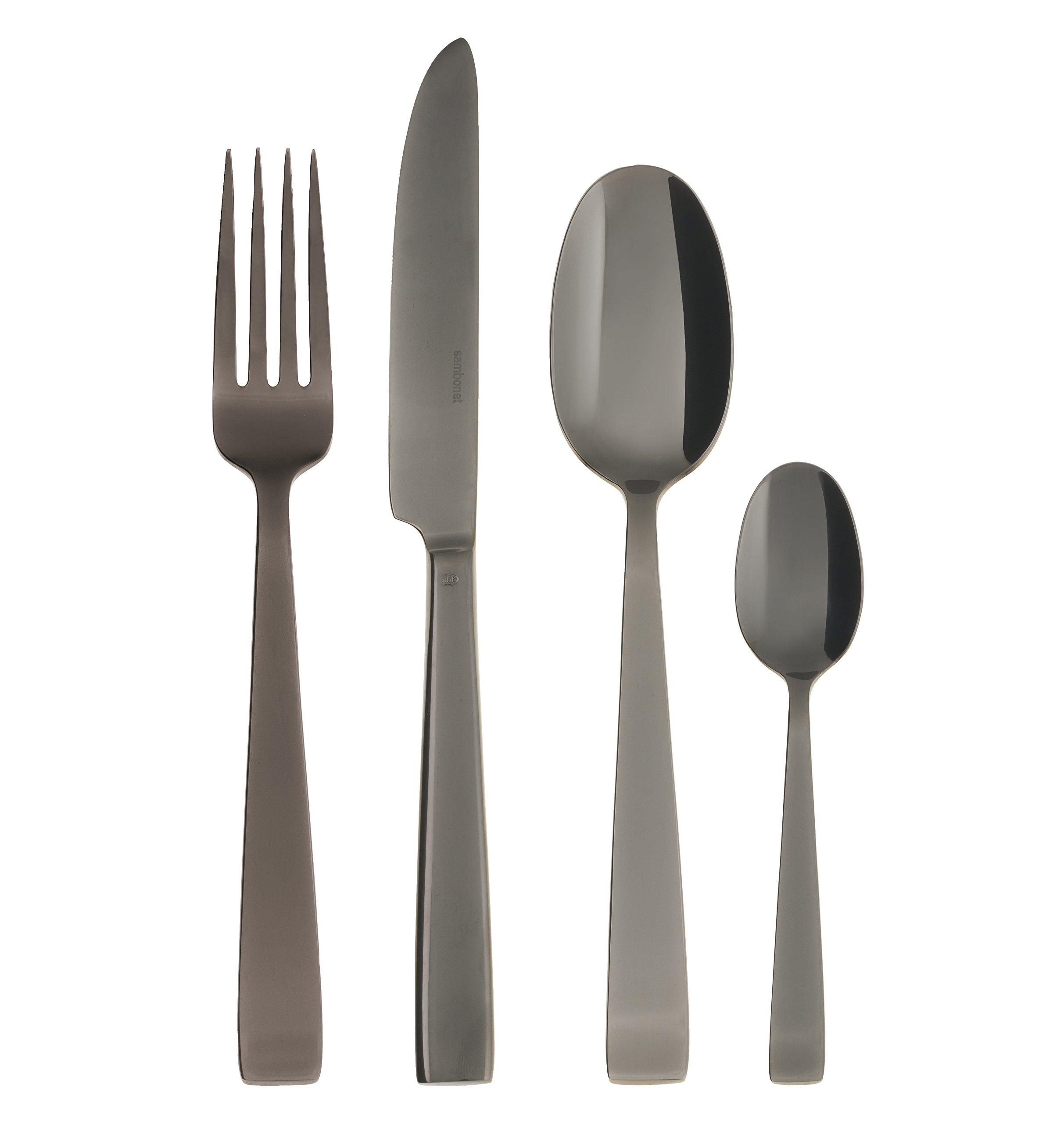 SambonetSet 24 Pieces Flat - PVD (Black)