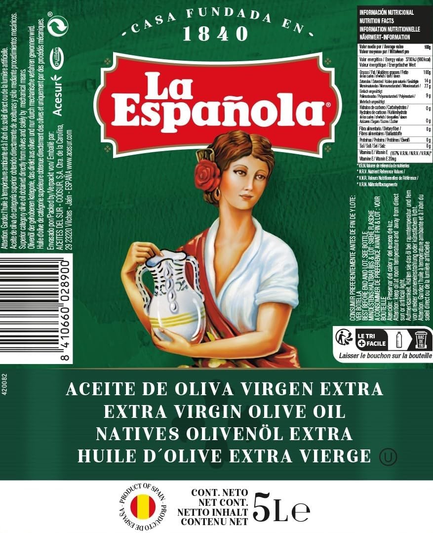 LA ESPAÑOLA - Huile d'olive vierge extra (5L)