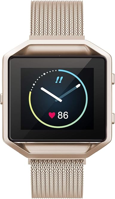rose gold fitbit blaze