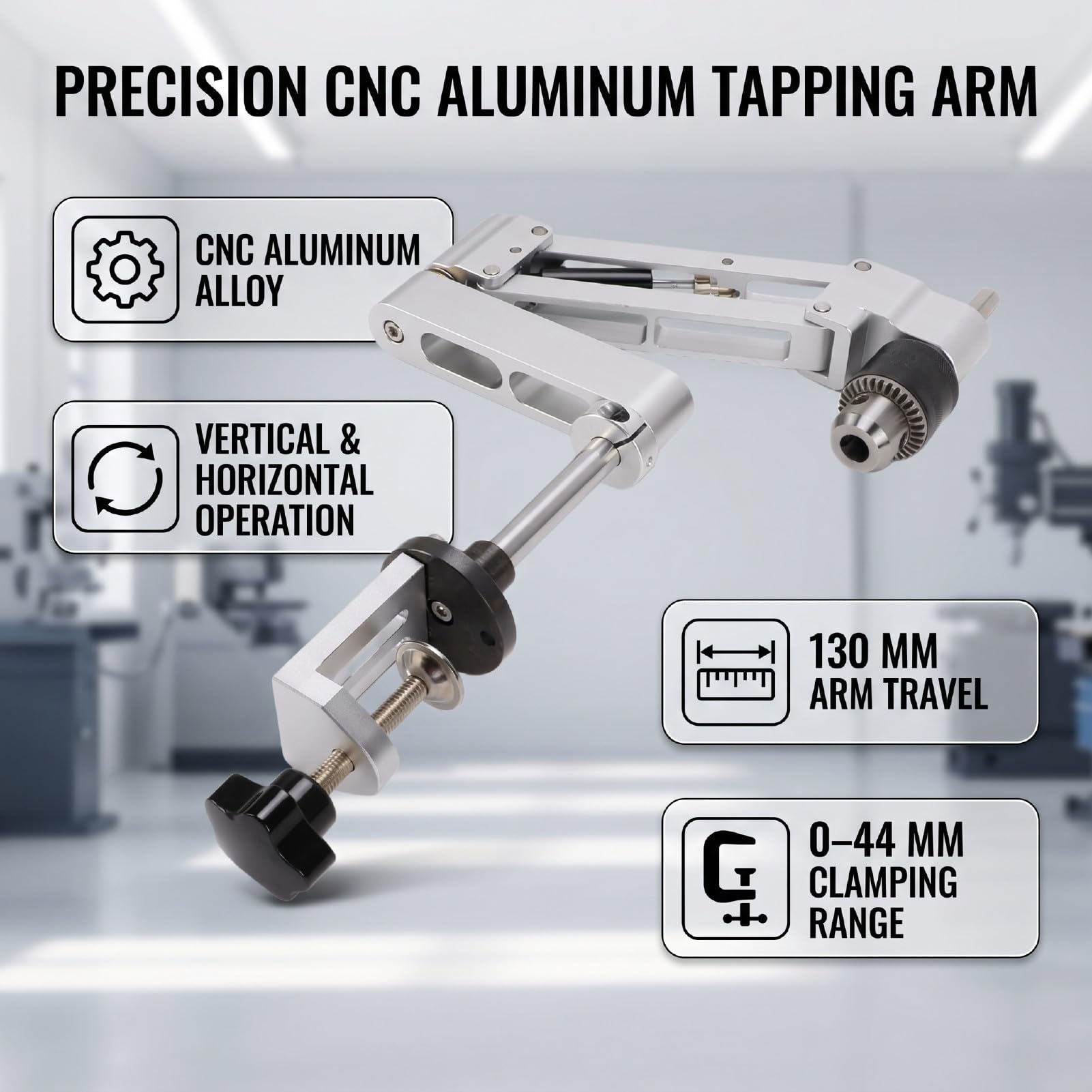 Ausleger-Taphalterung, Verstellbare Leichte Aluminiumlegierungshalterung