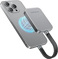 Vista 1 de iDsonix SSD externo magnético de 1 TB para iPhone 17/16/15/PS5/Smartphone/Mac/Windows/Tablet, SSD portátil de hasta 2000 MB/s, unidad de estado