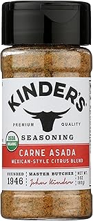 Kinders Organic Carne Asada Seasoning, 3 Oz