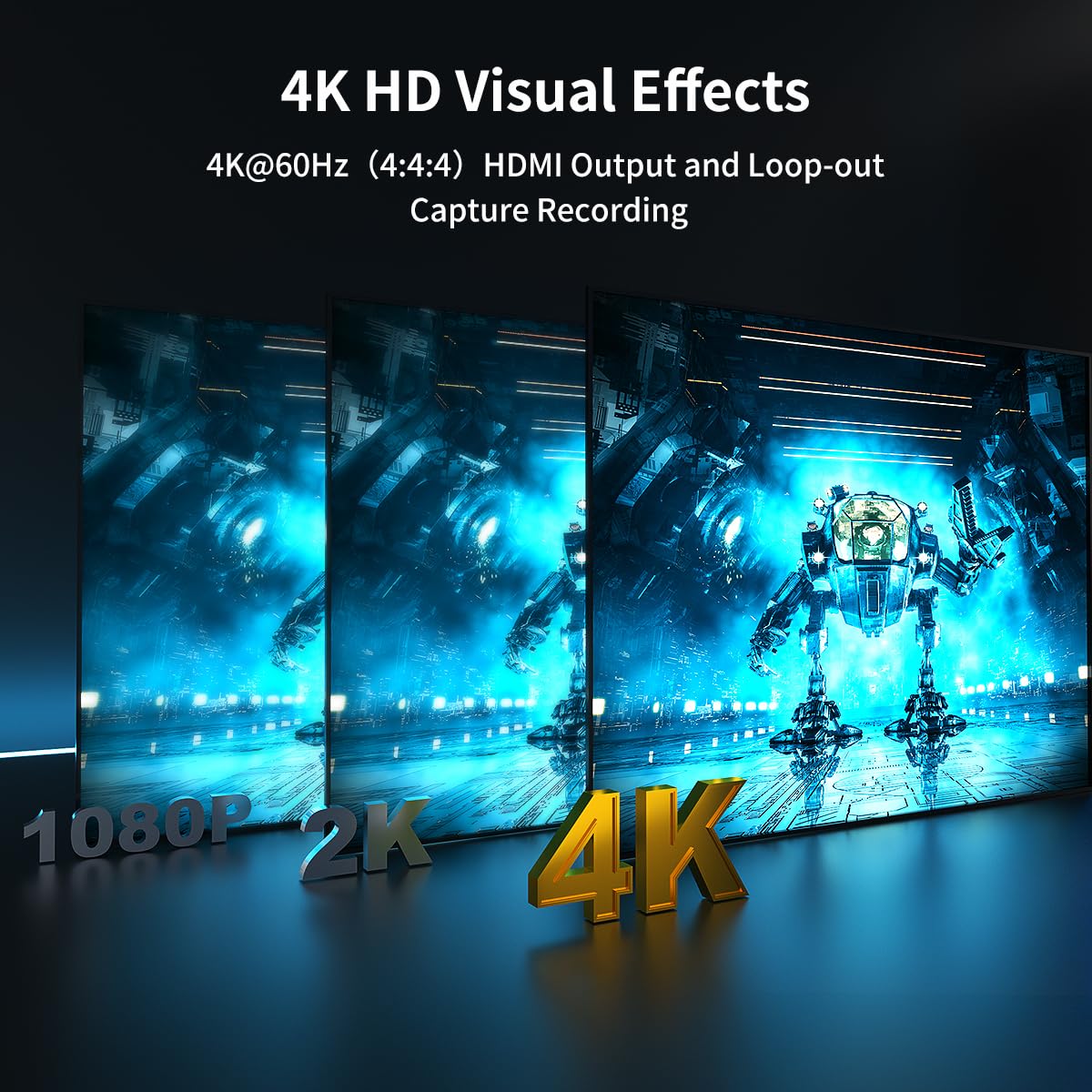 Scheda di acquisizione video HDMI 4K60Hz con loop out 1080P@240Hz 2K@144Hz HDMI scheda di registrazione video Full HD 4K60Hz HDMI registrazione e loop out per OBS Live Streaming Gaming Record