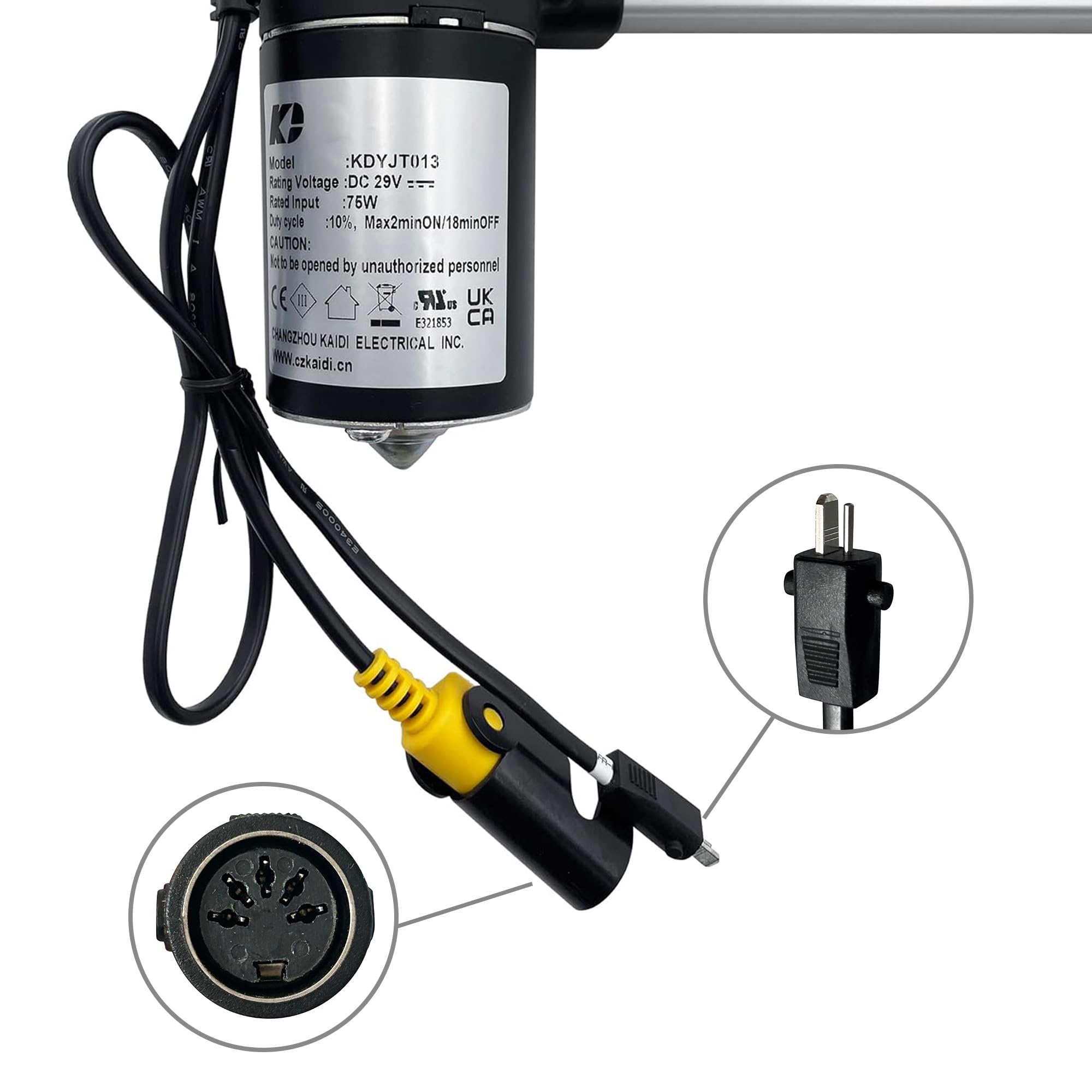 Amazon.com: Linear Actuator Kaidi Model KDYJT013-105 Power