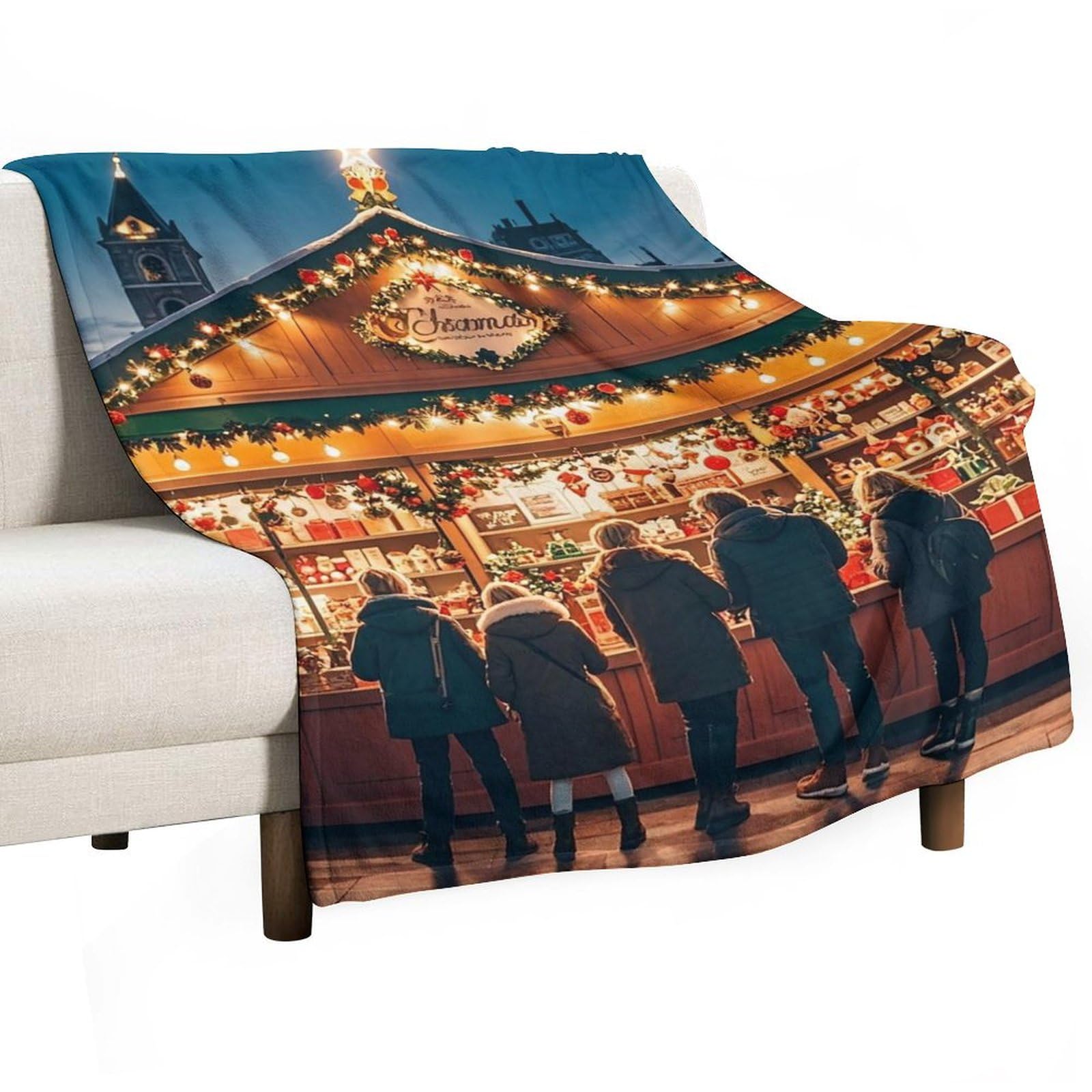 Couverture flanelle toutes saisons grand plaid lit canapé 152x203