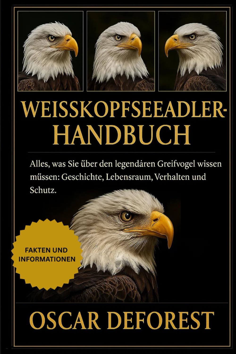 Weißkopfseeadler-Handbuch: Alles, was Sie über den legendären Greifvogel wissen müssen: Geschichte, Lebensraum, Verhalten und Schutz.