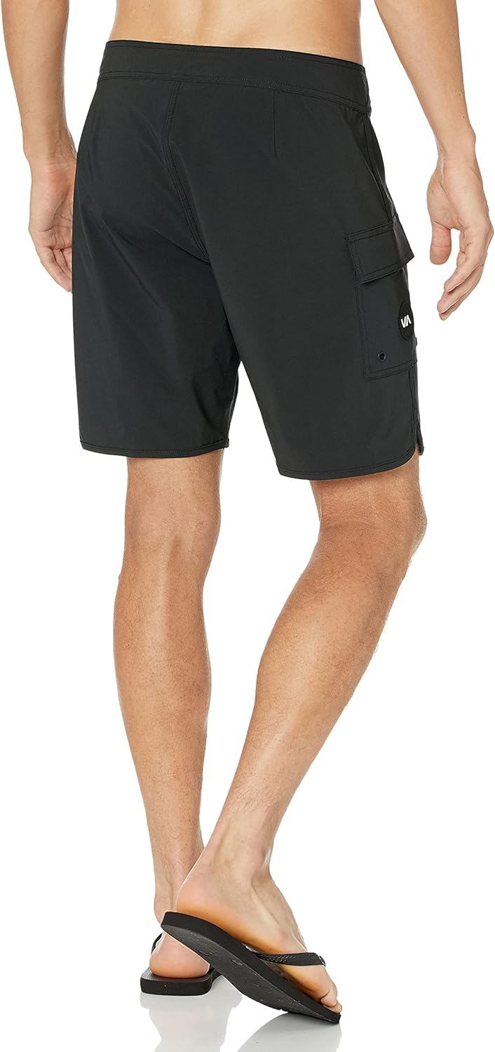 RVCA Men's Standard 4-Way Stretch Fixed Waist 18 Inch Boardshort