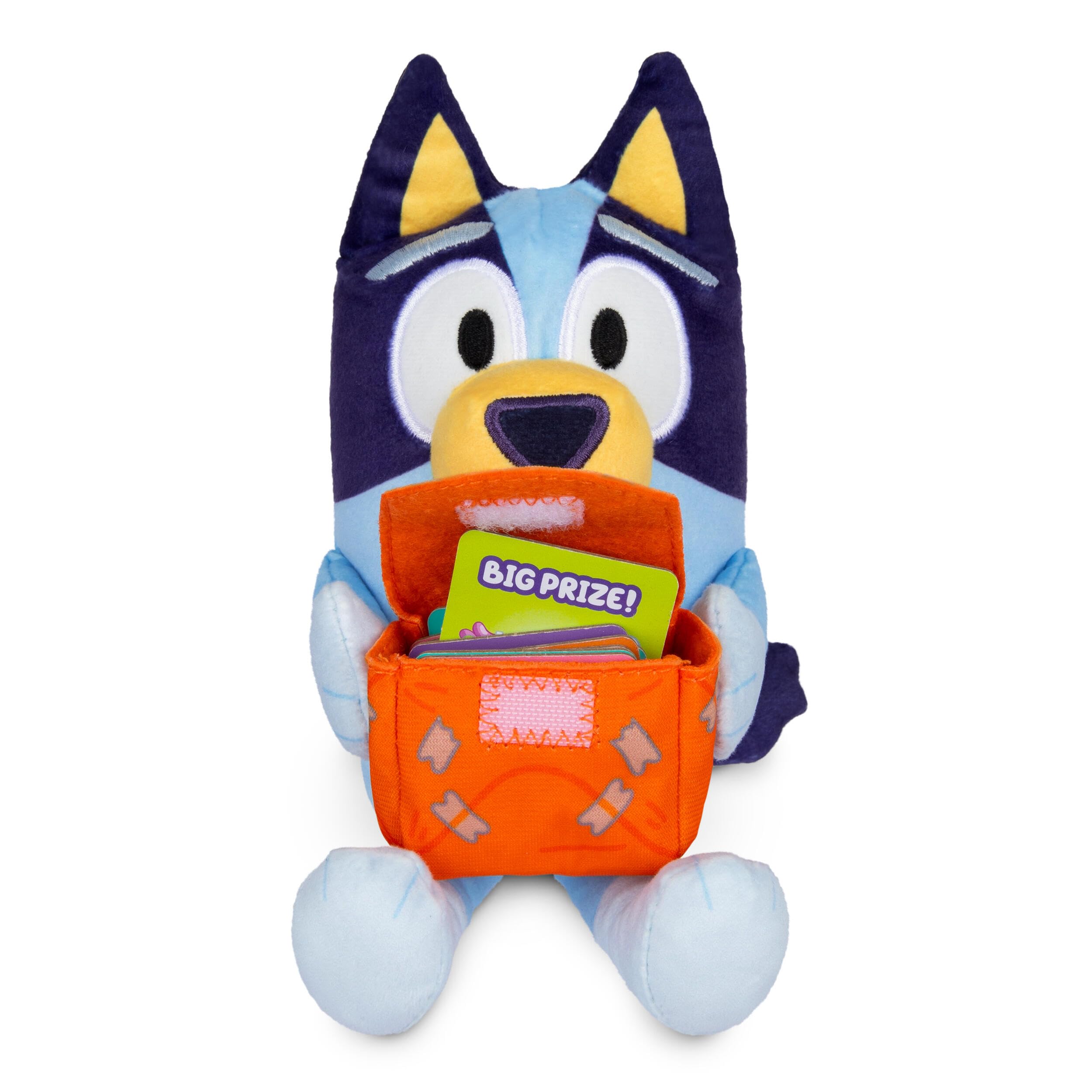 Bluey Pass the Parcel Musical Game, Soft Huggable 8" (20 cm) Bluey Plush. Three Interactive Games to Play - Image 2