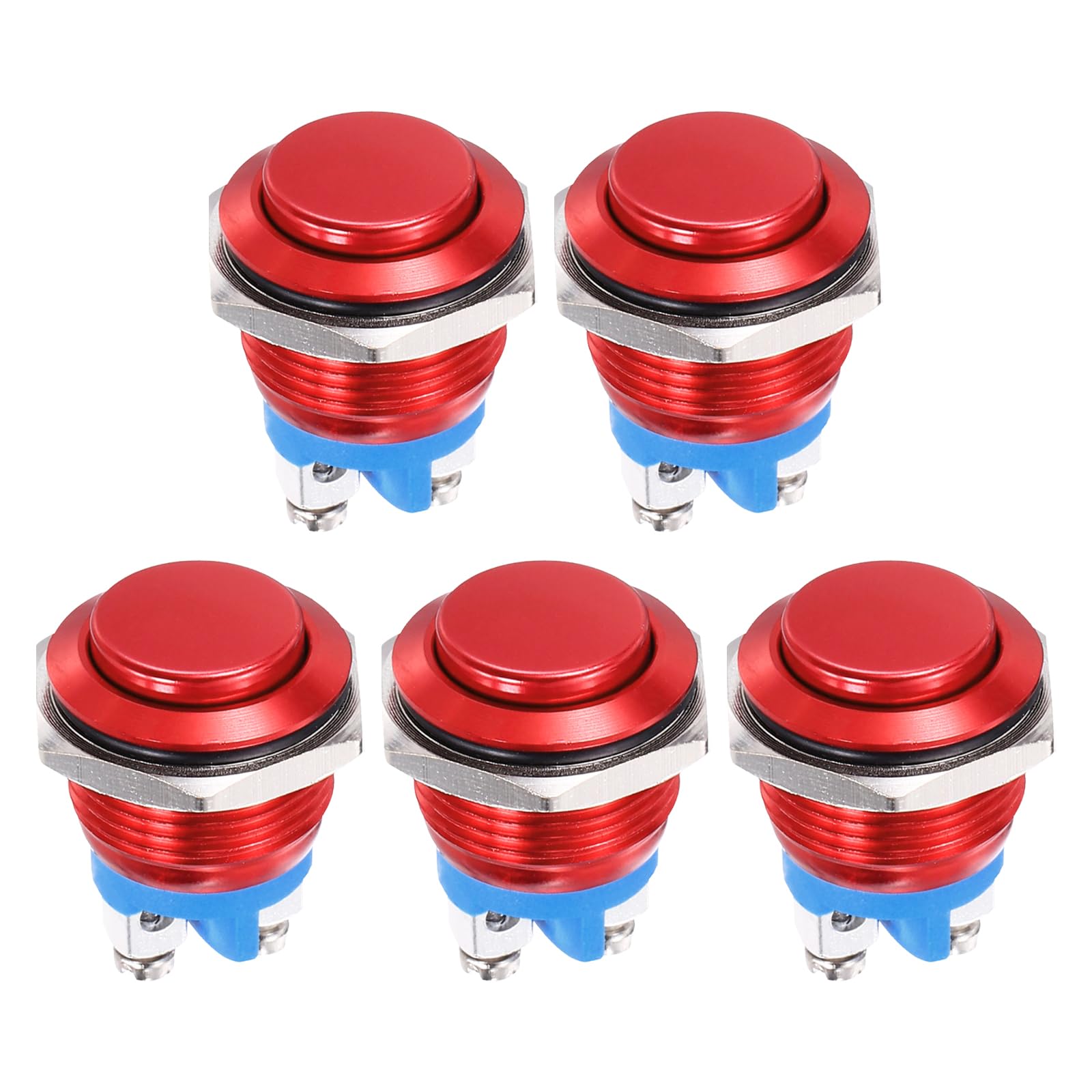 DMiotech 5 Pcs 16mm / 5/8" Push Button Switch