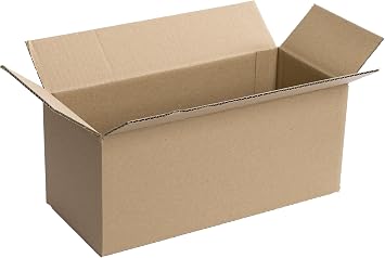 Pack of 100 Folding Cardboard Boxes 300 x 150 x 100 mm Inner Dimensions E-commerce Cardboard Single Corrugated 400 g Brown Cardboard Packaging Post Box Shipping Box Parcels