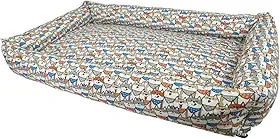 Cama Para Cachorro Grande 125x80 Cm IMPERMEÁVEL - Tecido Acquablock Resistente - Escolha a Cor - - Pet Querido (Dog Feliz)