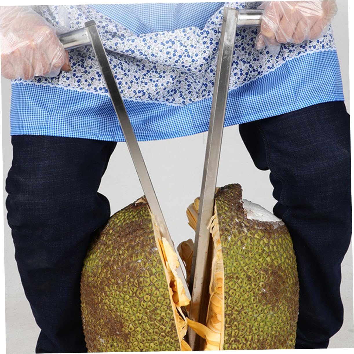 Jackfruit Opener Tool Ergonomic Manual Jackfruit Corer for Easy Peeling and Efficient Opening Stainless Steel Construction for Use Portable Kitchen Gadget