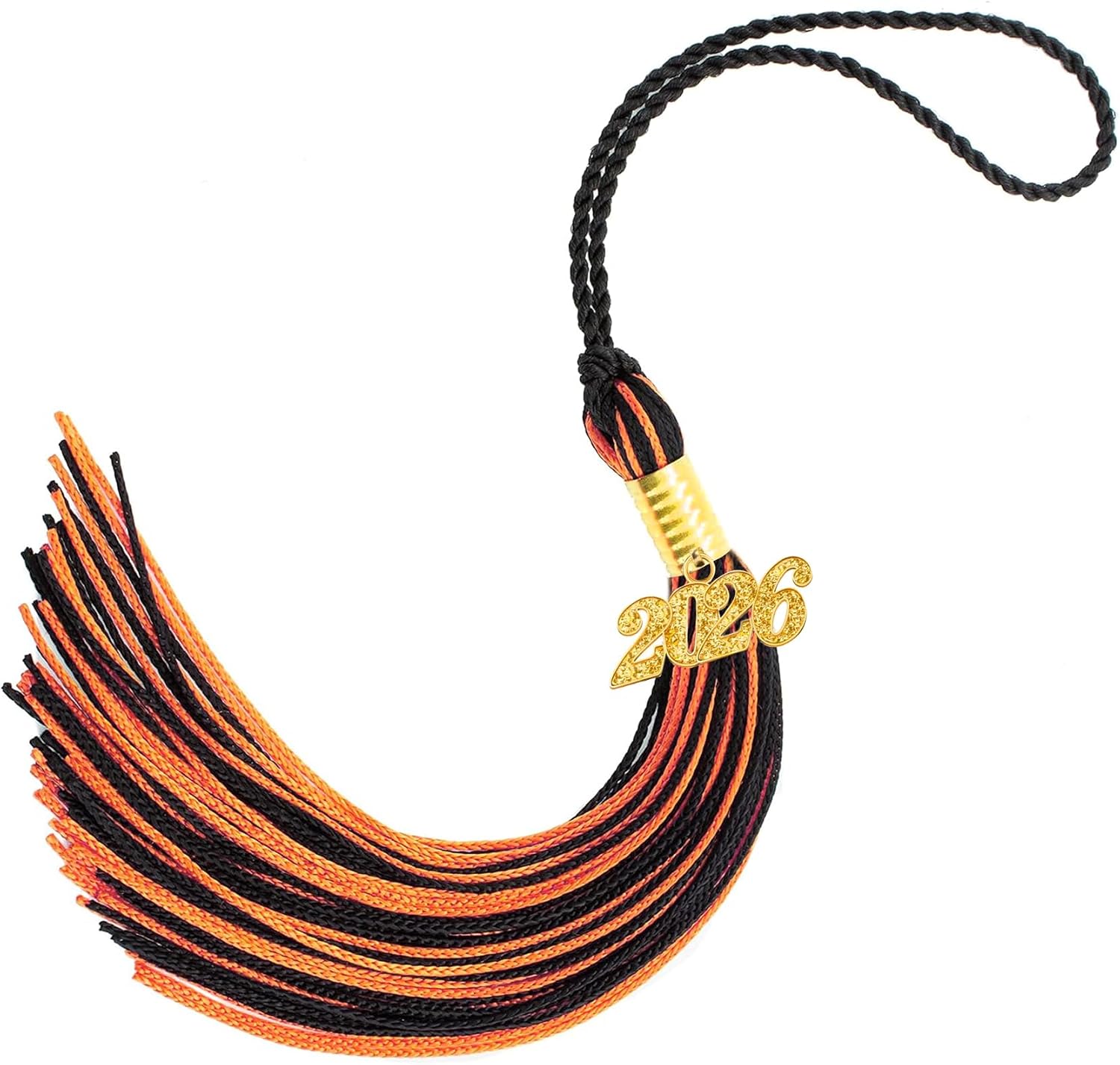 2026 Graduation Tassel, Graduation Tassel Red Black 2026 Grad Cap Tassels for Graduate Cap Hat Decorations with 2026 Year Gold Charm for Graduations Ceremonies Accessories