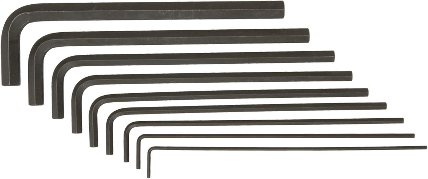 Bondhus 22789 Hex L-Wrenches with 6" Long Arm, Set of 9