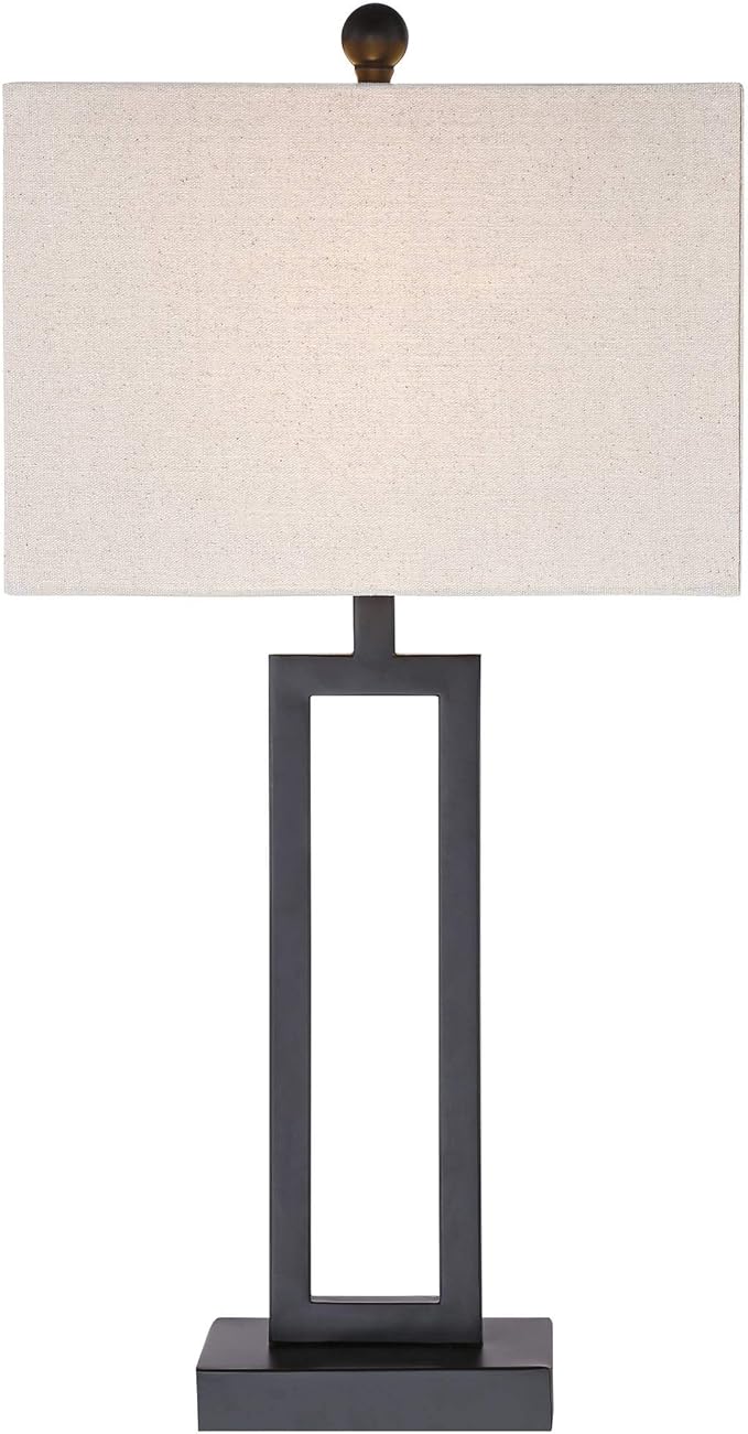 Lámparas de Mesa Modernas 360 Lighting Aston, Negro, Set de 2 miniatura 7