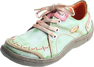 TMA EYES Hand Stitching Leather Women's Sneaker