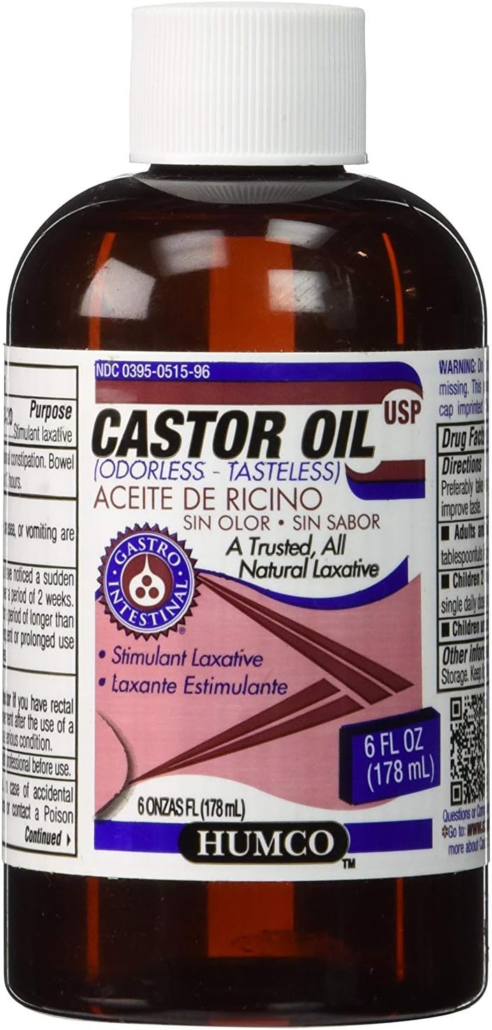 Humco Castor Oil USP, 6 fl oz