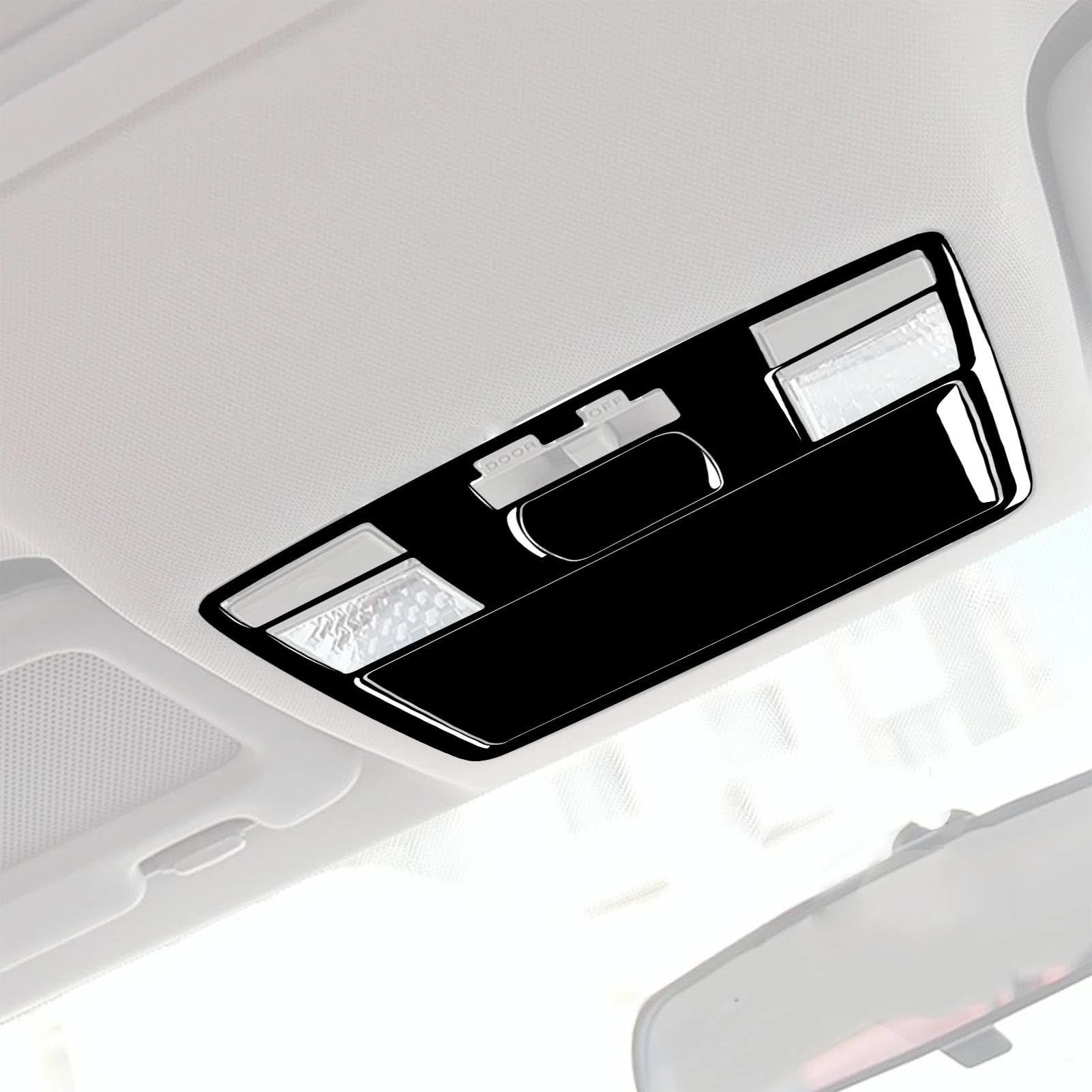 Pegatina Decorativa De Plástico Negro Panel Luz De Lectura Delantera Interior Del Coche Para Mazda RX8 2004 2005 2006 2007 2008 (13-B LHD RHD)