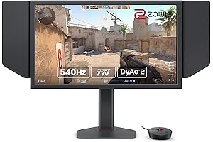 24.1" ASUS ROG Swift Pro PG248QP Gaming Monitor: 240Hz, Fast IPS, Vibrant Colors, G-Sync Compatible