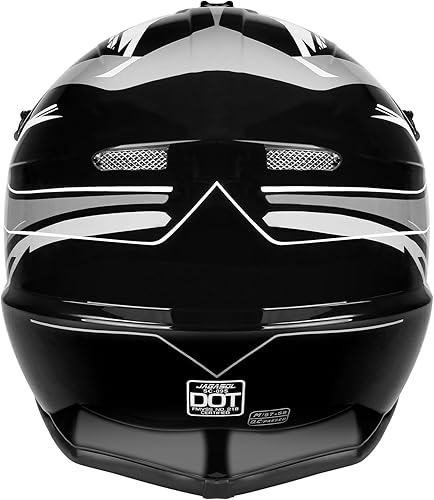 Miniatura 6 de DOT - Casco de motocross todoterreno para adultos, hombres y mujeres, casco de motocicleta de cara completa, casco de motocicleta de cara completa,