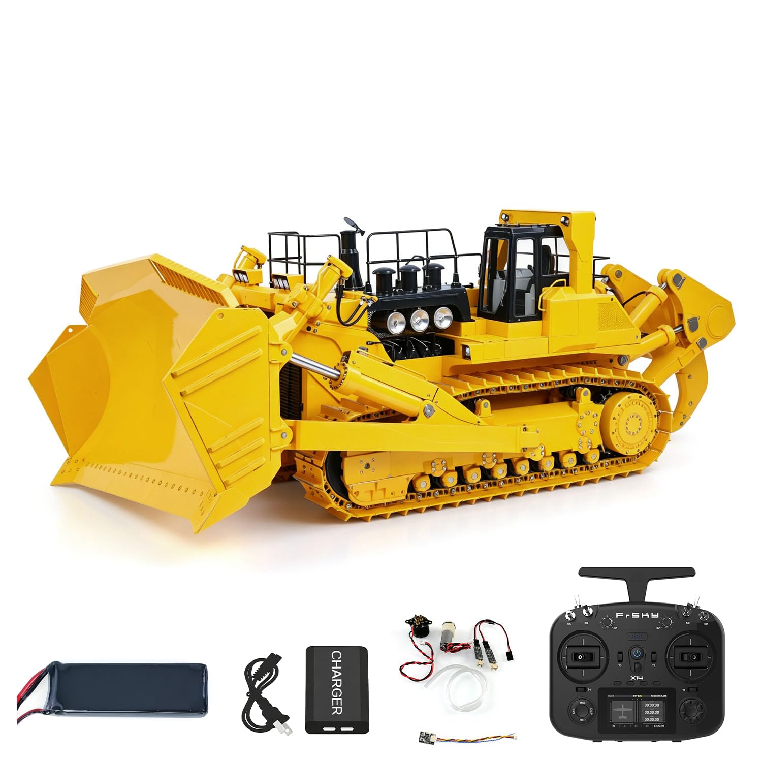 Amazon.com: TOUCAN RC HOBBY 1/14 JDM RC Hydraulic Bulldozer 575
