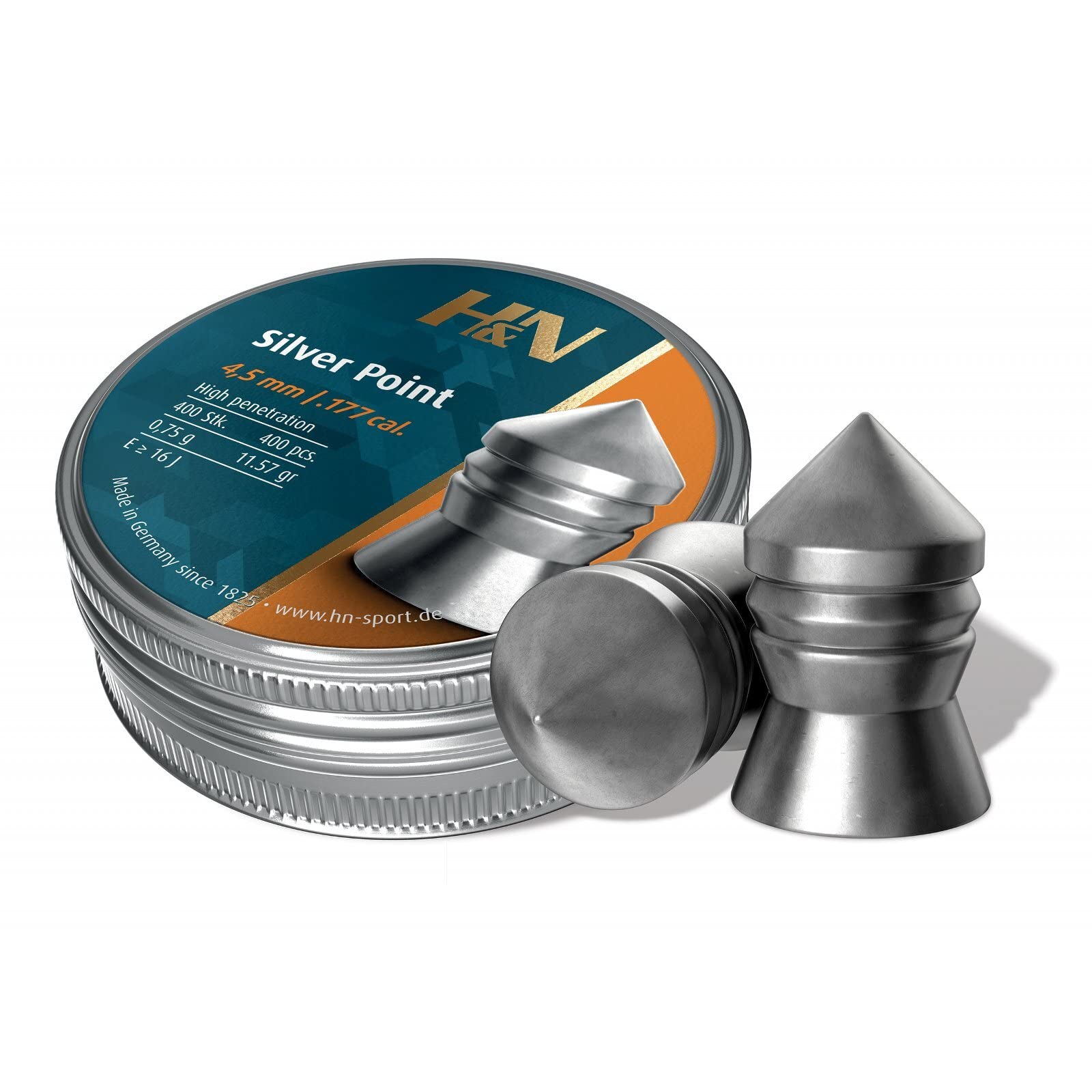 H&N Sport H&N Silver Point - Diabolos - 4,50 mm / .177 Cal. - 400 Stück
