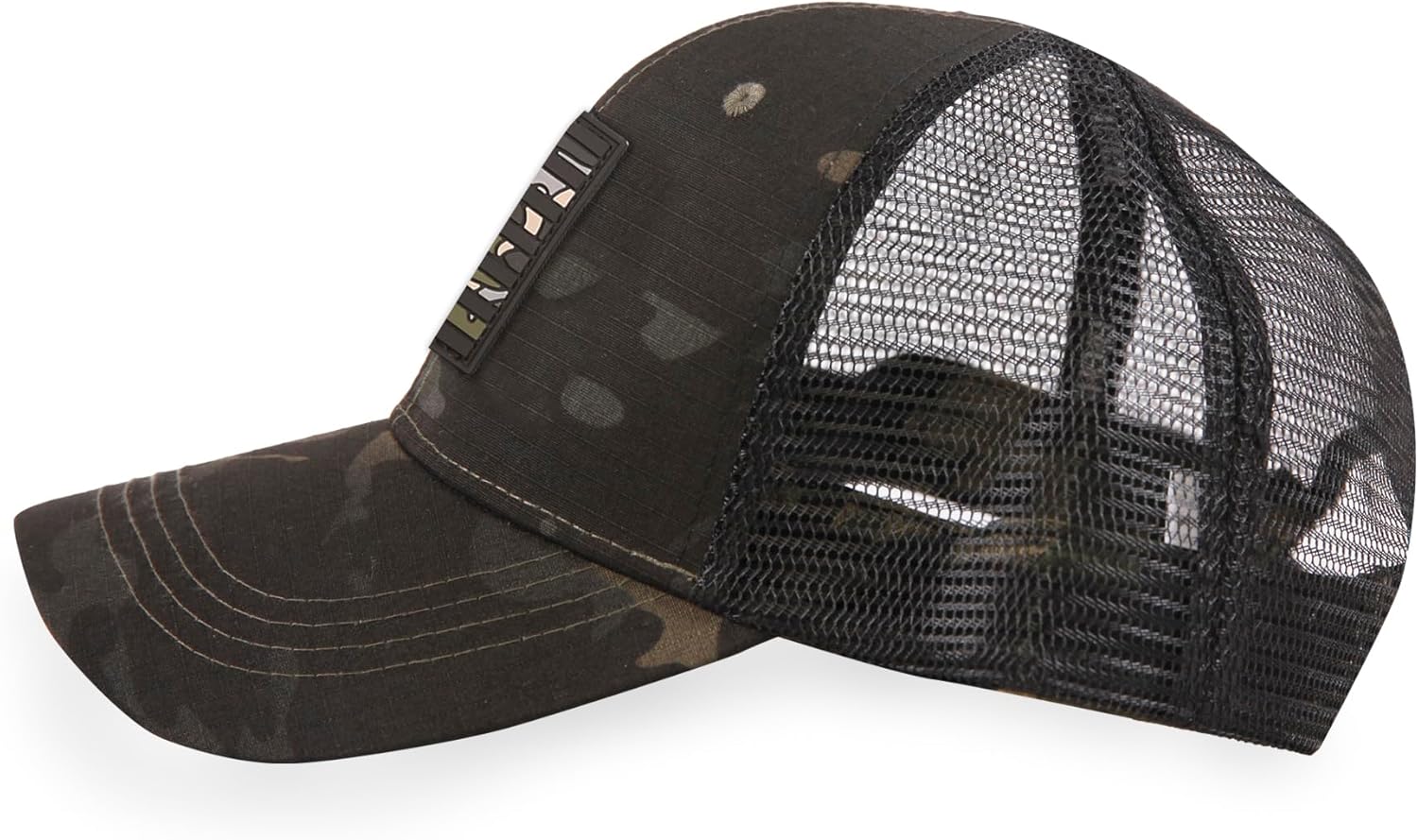 Highland Tactical Mens American Flag Camo Rubber Patch - Image 2