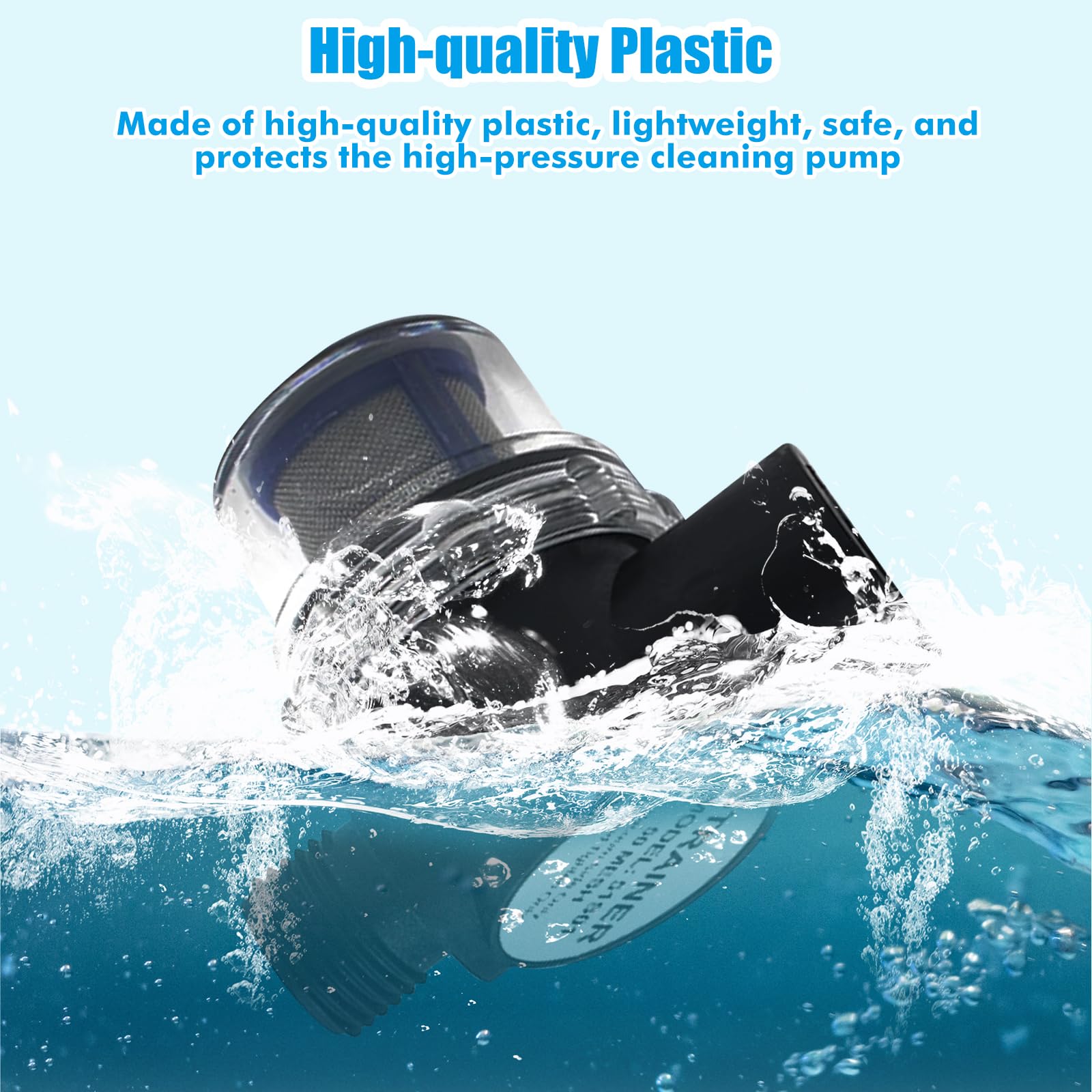 filtro universale per acqua, filtro fine in acciaio inox, serbatoio, camper, pompe giardino, impianto idraulico domestico